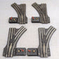 Lionel O42 Vintage O Manual Left-Hand & Right-Hand Switches (2 Pairs) VG