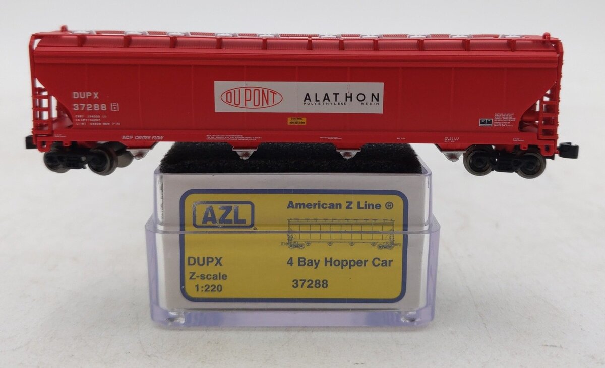American Z-Line 37288 Z Scale DUPX 4-Bay Hopper Car #37228 LN/Box