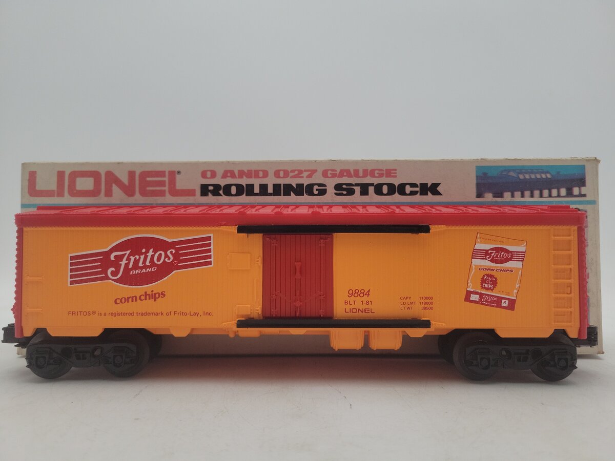 Lionel 6-9884 O Gauge Fritos Billboard Reefer Car EX/Box
