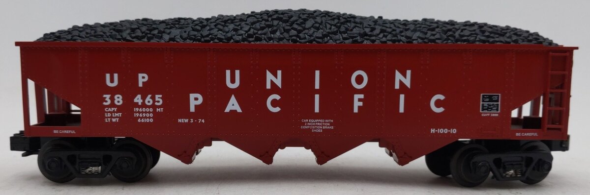 MTH 30-7521 O Gauge Union Pacific Hopper #38465 VG
