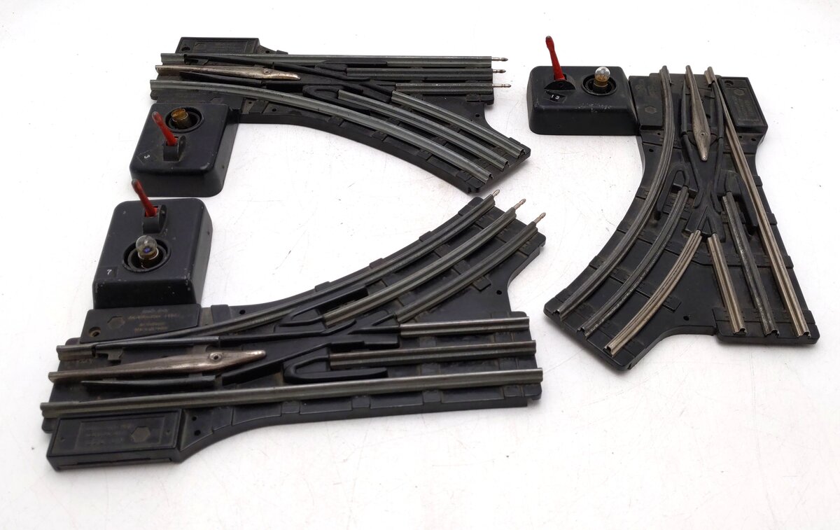 Lionel O42 Vintage O Manual Left-Hand & Right-Hand Switches [3] VG