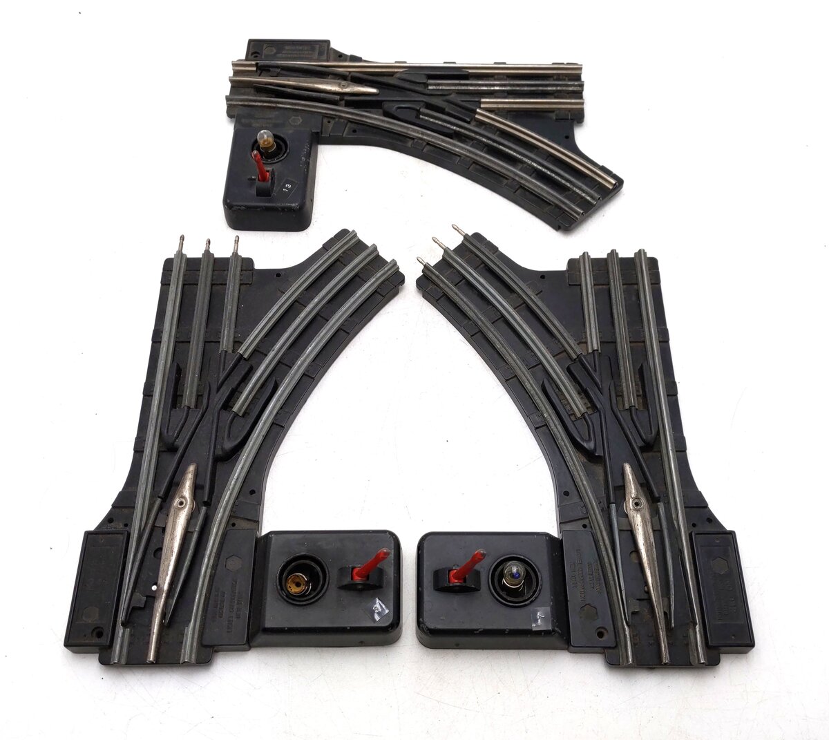 Lionel O42 Vintage O Manual Left-Hand & Right-Hand Switches [3] VG