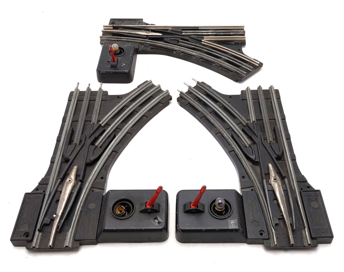 Lionel O42 Vintage O Manual Left-Hand & Right-Hand Switches [3] VG