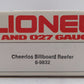 Lionel 6-9832 O Gauge Cheerios Billboard Reefer Car VG/Box