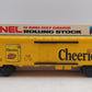 Lionel 6-9832 O Gauge Cheerios Billboard Reefer Car VG/Box