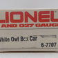 Lionel 6-7707 O Gauge White Owl Cigar Boxcar EX/Box