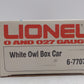 Lionel 6-7707 O Gauge White Owl Cigar Boxcar EX/Box