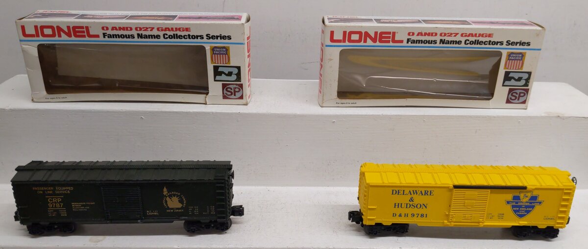 Lionel 6-9787 / 6-9781 O Gauge Assorted Boxcars [2] EX/Box