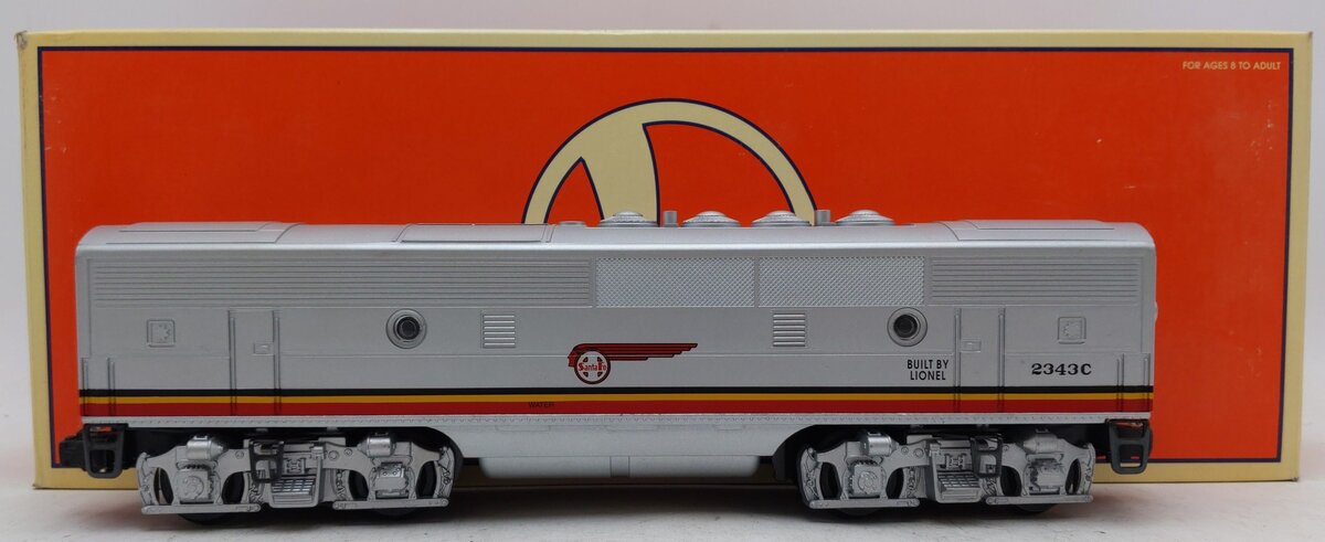 Lionel 6-14517 O Gauge Santa Fe Powered F3 B Unit Diesel Locomotive #2343C EX/Box