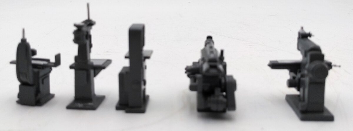 Overland 0811.1 O Scale Brass Machine Back Shop Casting Set NIB
