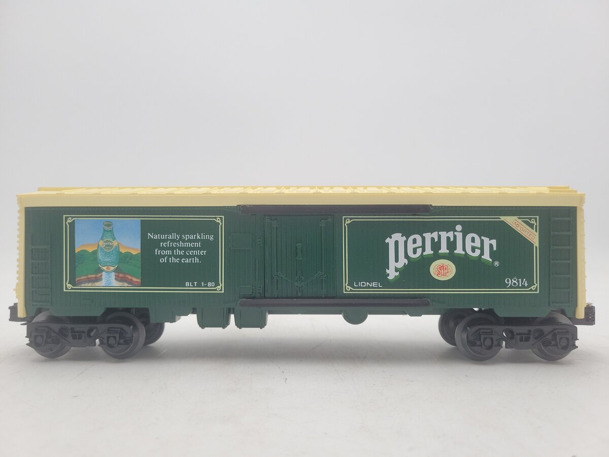 Lionel 6-9814 O Gauge Perrier Billboard Reefer Car #9814 EX/Box