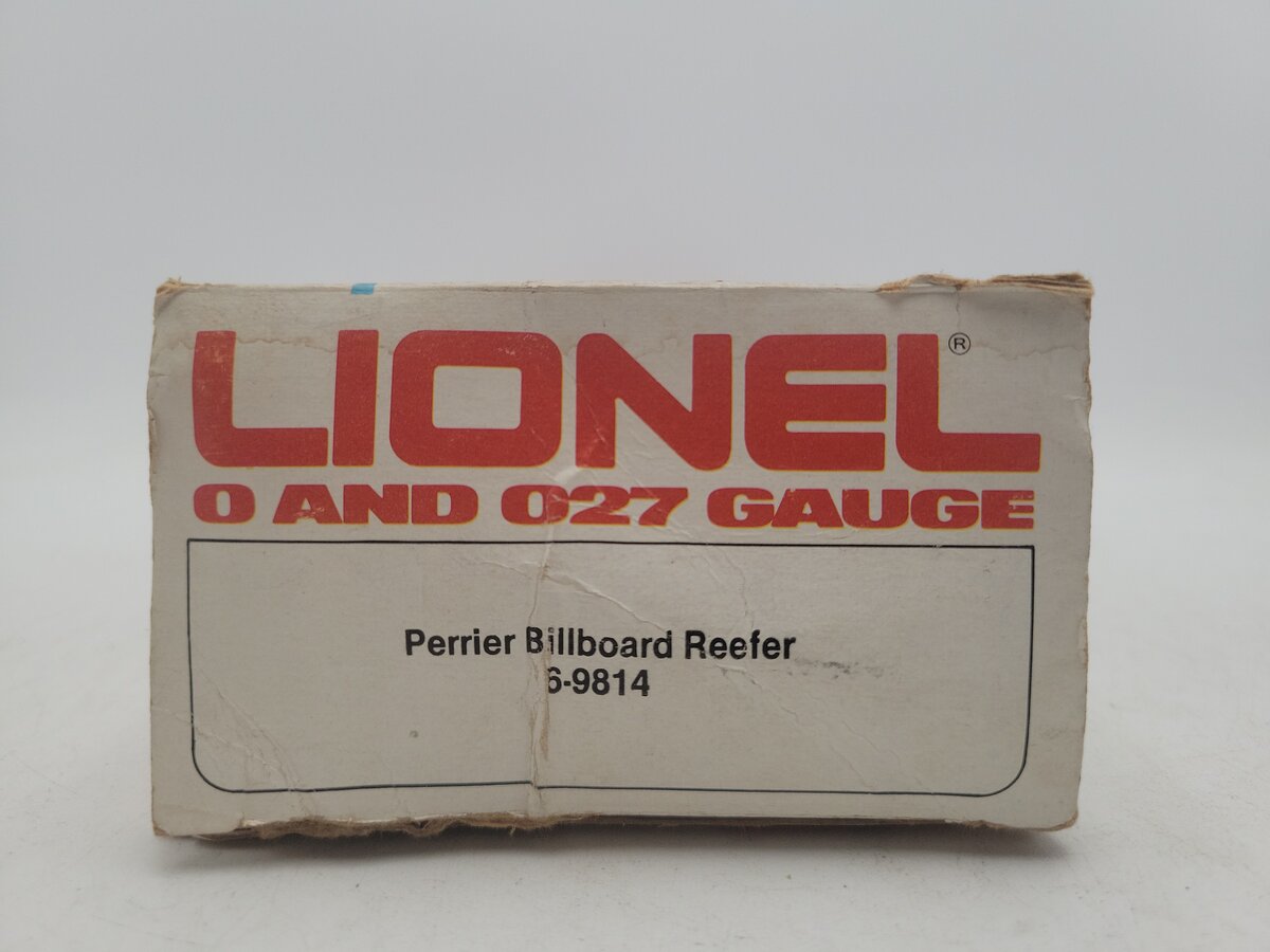 Lionel 6-9814 O Gauge Perrier Billboard Reefer Car #9814 EX/Box