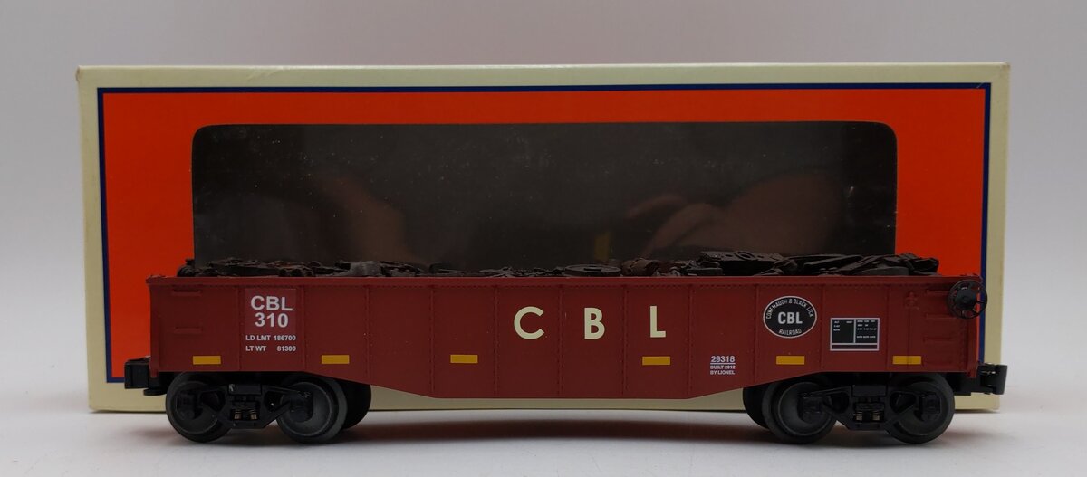 Lionel 6-29318 New Jersey Transit Gondola with Scrap Load LN/Box