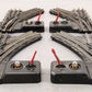 Lionel O42 Vintage O Manual Left-Hand & Right-Hand Switches (2 Pairs) VG