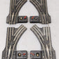 Lionel O42 Vintage O Manual Left-Hand & Right-Hand Switches (2 Pairs) VG