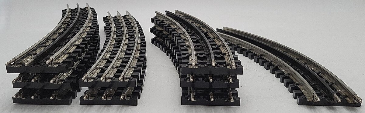 K-Line O Gauge Assorted Tubular Curved Track Sections [9] EX