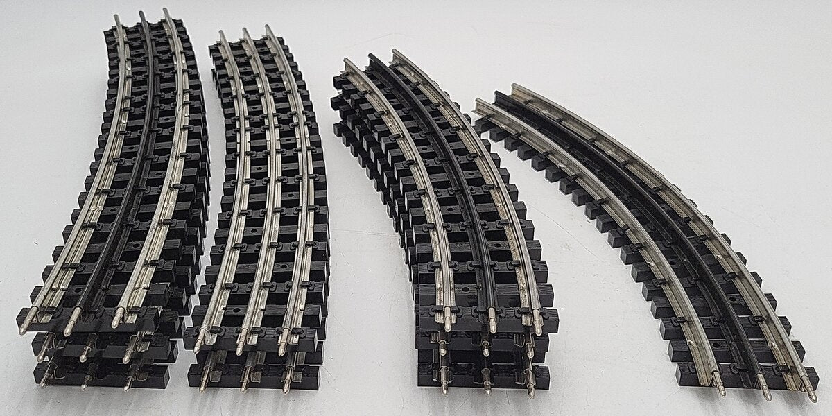 K-Line O Gauge Assorted Tubular Curved Track Sections [9] EX