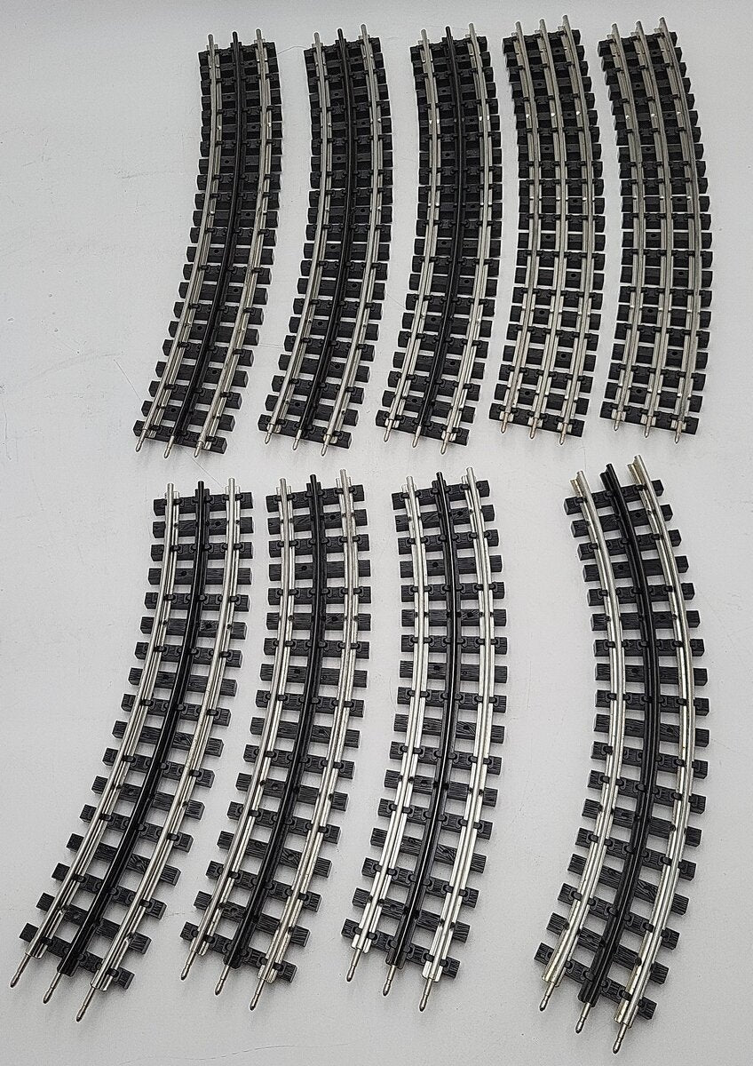 K-Line O Gauge Assorted Tubular Curved Track Sections [9] EX