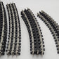 K-Line O Gauge Assorted Tubular Curved Track Sections [9] EX