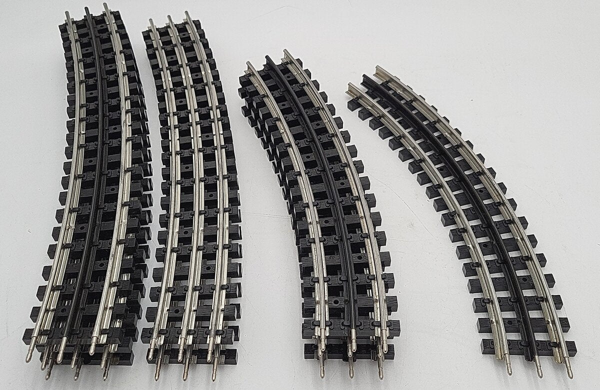 K-Line O Gauge Assorted Tubular Curved Track Sections [9] EX