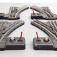 Lionel O42 Vintage O Manual Left-Hand & Right-Hand Switches (2 Pairs) VG