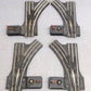 Lionel O42 Vintage O Manual Left-Hand & Right-Hand Switches (2 Pairs) VG