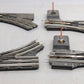 Lionel O42 Vintage O Manual Left-Hand & Right-Hand Switches (2 Pairs) VG