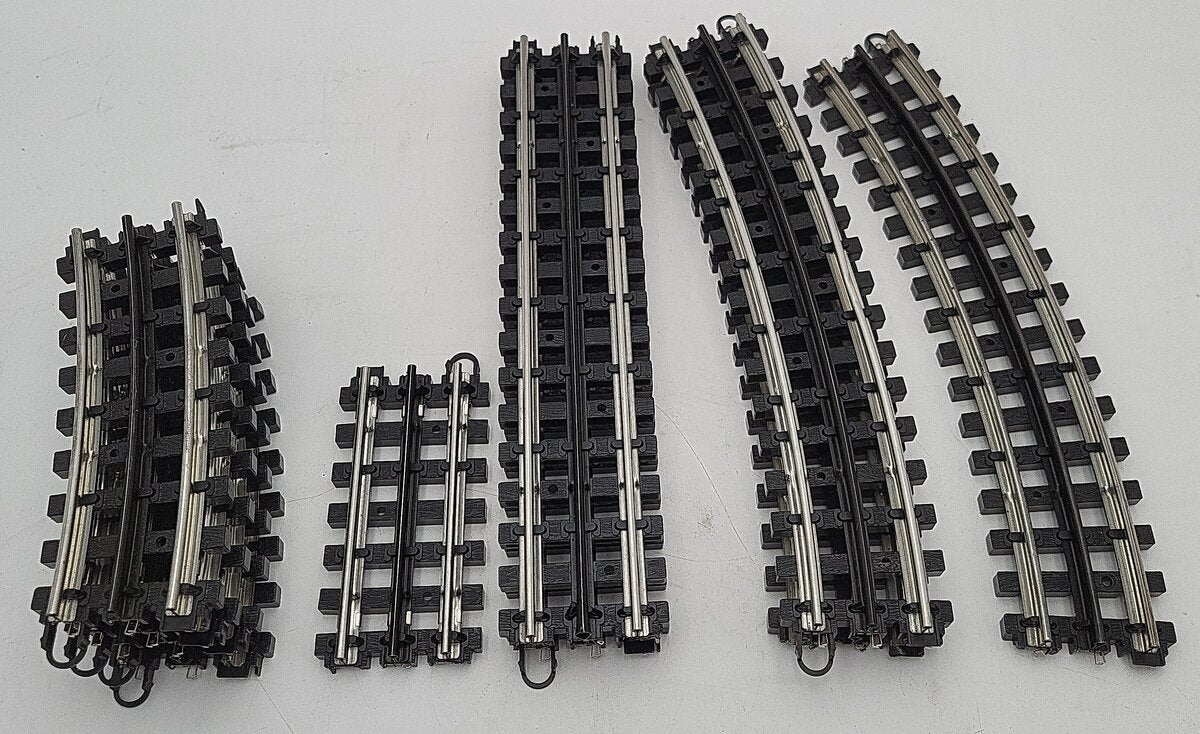 K-Line O Gauge SuperSnap Assorted Track Sections: 0716, 0736, 0732, 0750 [10] VG