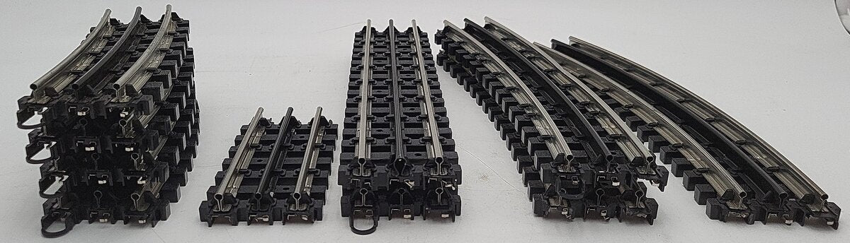 K-Line O Gauge SuperSnap Assorted Track Sections: 0716, 0736, 0732, 0750 [10] VG