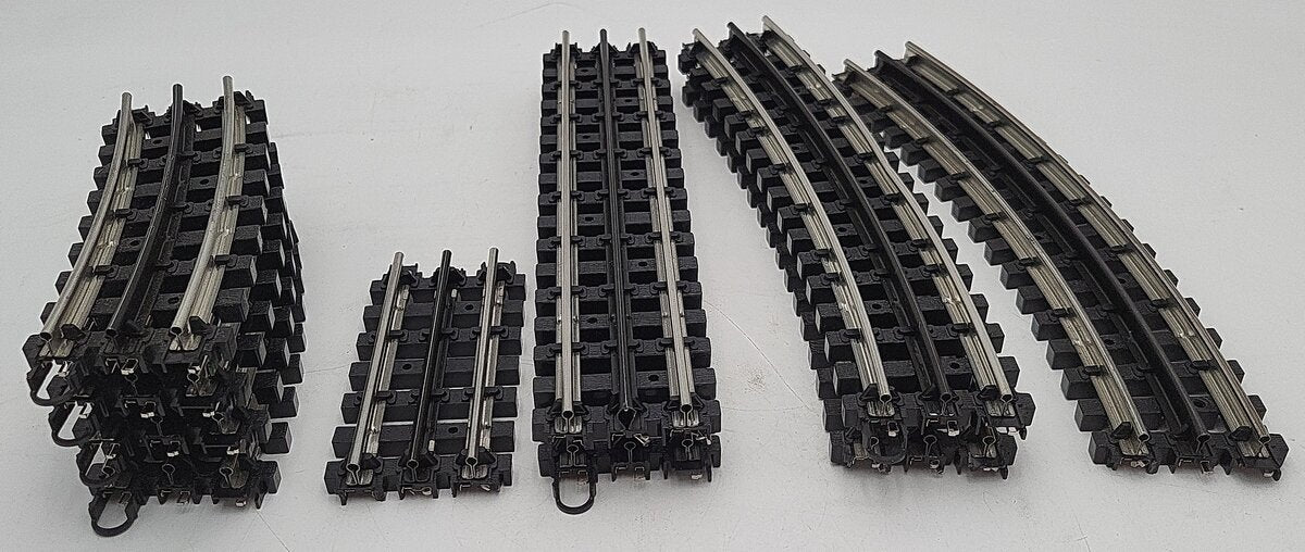 K-Line O Gauge SuperSnap Assorted Track Sections: 0716, 0736, 0732, 0750 [10] VG
