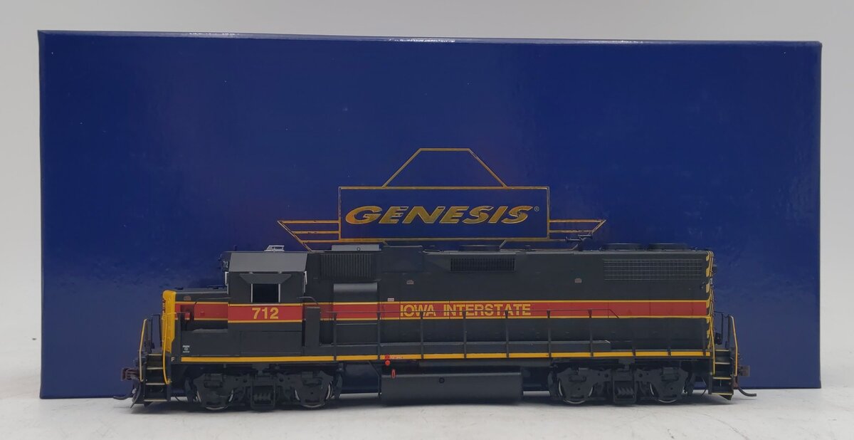Athearn ATHG40838 HO Scale Iowa Interstate GP38-2 Diesel Loco #712 w/DCC&Sound LN/Box