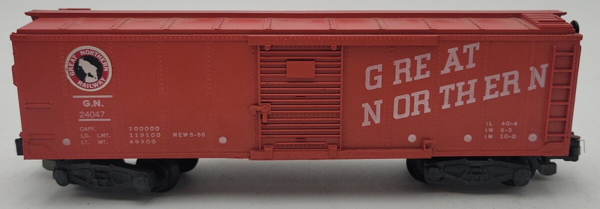American Flyer 24047 Vintage S Great Northern Boxcar VG