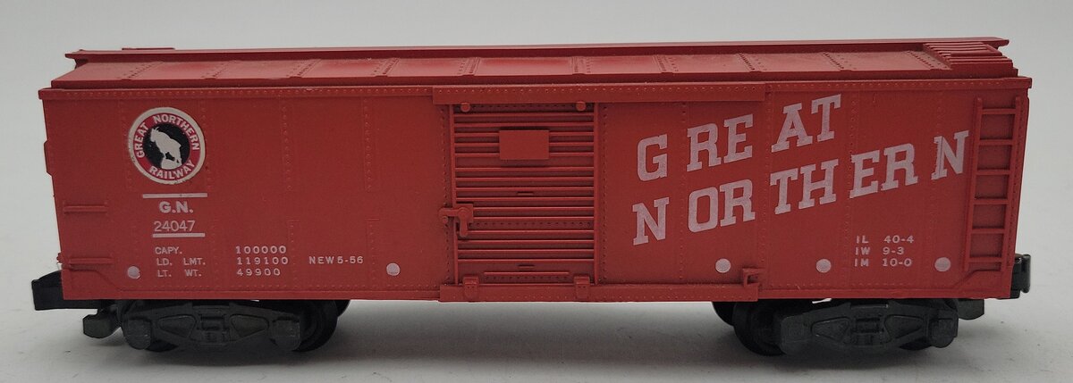 American Flyer 24047 Vintage S Great Northern Boxcar VG