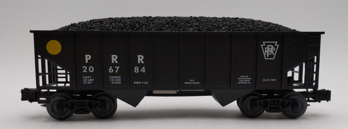 Weaver O Scale Pennsylvania Railroad 2 Bay 3 Rail Coal Car Hopper #206784 EX/Box