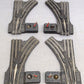 Lionel O42 Vintage O Manual Left-Hand & Right-Hand Switches (2 Pairs) VG