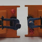 American Flyer 740 Vintage S American Flyer Lines Operating Handcars (2) VG