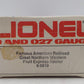 Lionel 6-9819 O Gauge Great Northern Western Fruit Express Reefer EX/Box