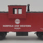MTH 20-9103 O Norfolk and Western Extended Vision Caboose #562624 EX/Box