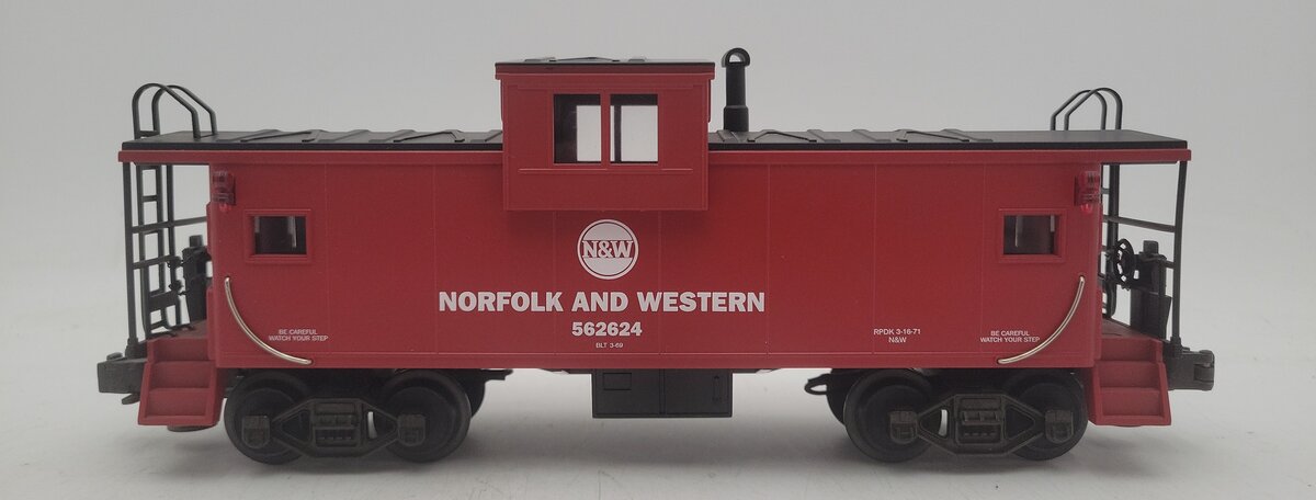 MTH 20-9103 O Norfolk and Western Extended Vision Caboose #562624 EX/Box