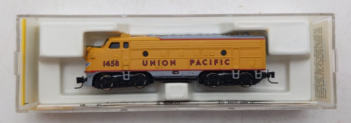 MicroTrains 14001-2 Z Union Pacific F-7 Powered Diesel Locomotive #1458 LN/Box