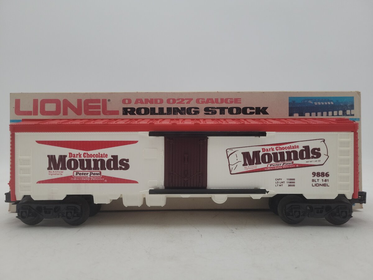 Lionel 6-9886 O Gauge Mounds Billboard Reefer Car EX/Box