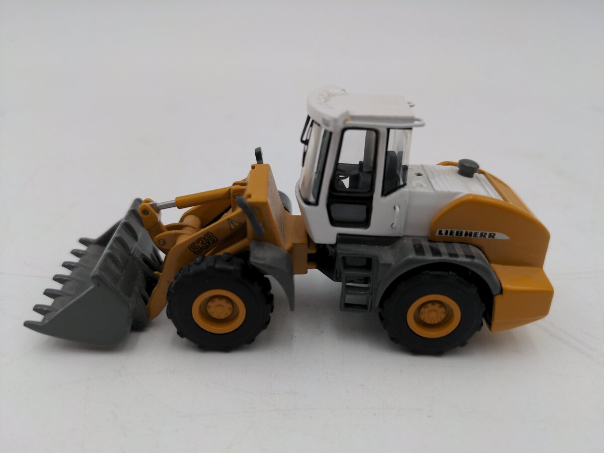 NZG 508 HO/1:87 Scale Diecast Metal-Collection 87 Yellow and White Liebherr 538 VG