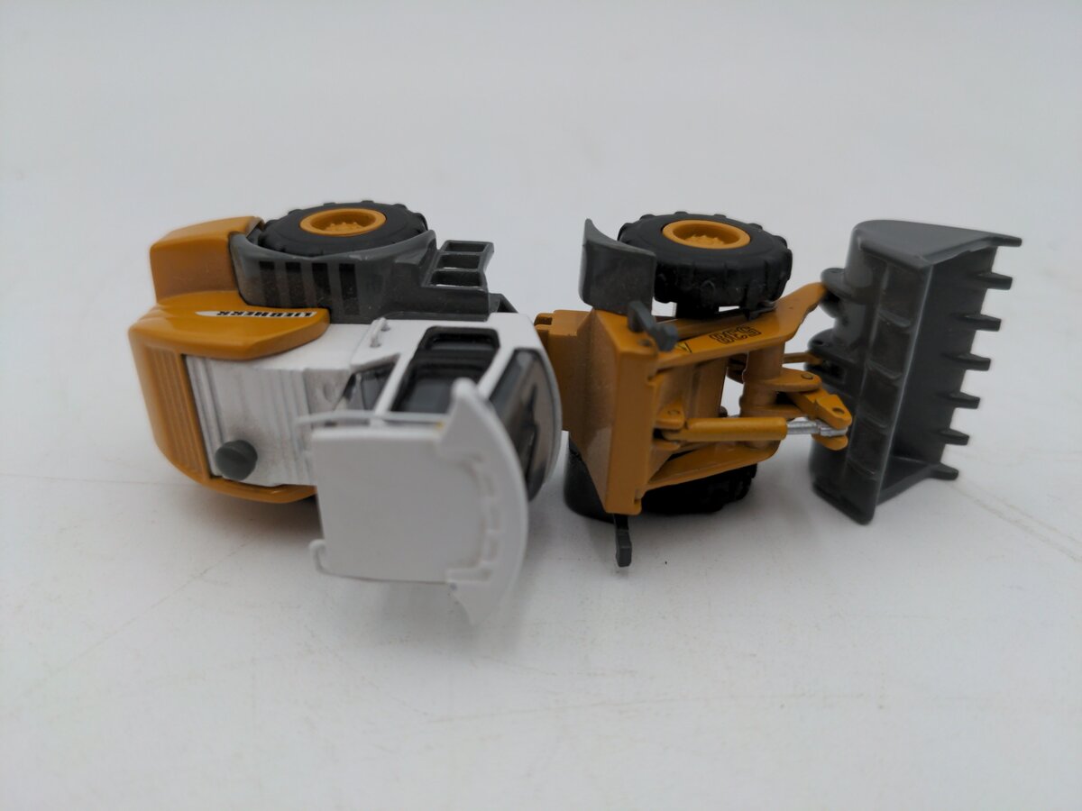 NZG 508 HO/1:87 Scale Diecast Metal-Collection 87 Yellow and White Liebherr 538 VG