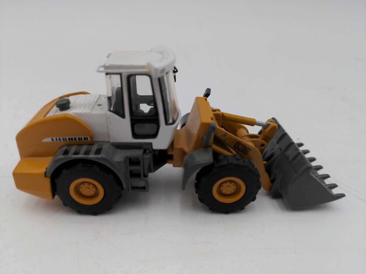 NZG 508 HO/1:87 Scale Diecast Metal-Collection 87 Yellow and White Liebherr 538 VG