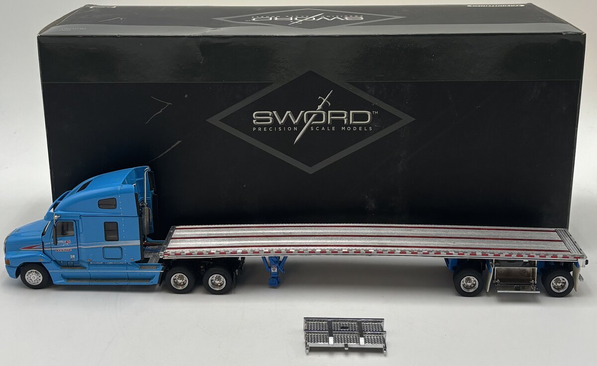 Sword SW2062-ATS 1:50 Diecast Freightliner Century Class S/T w East Flatbed LN/Box