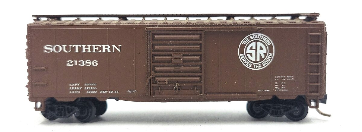 Roco 28503 N Scale Southern Boxcar #21386 LN