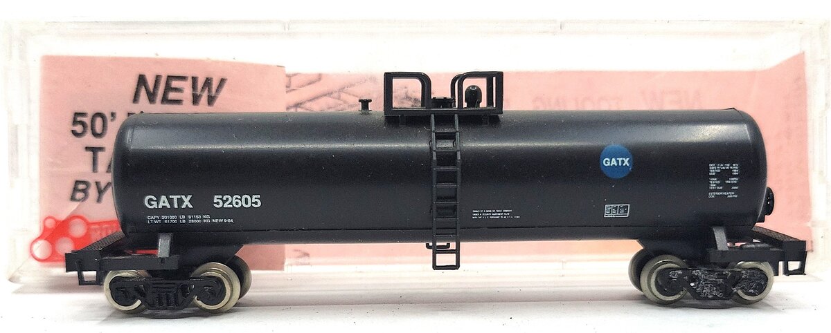 8441Roundhouse 8441 N Scale GATX 50' Modern Tank Car #52605 EX/Box