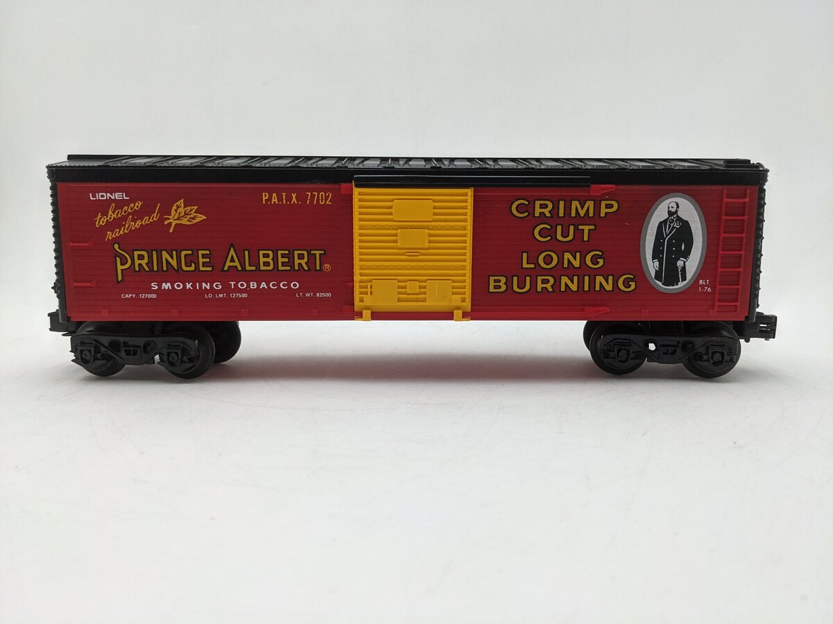 Lionel 6-7702 O Gauge Prince Albert Billboard Boxcar #7702 EX
