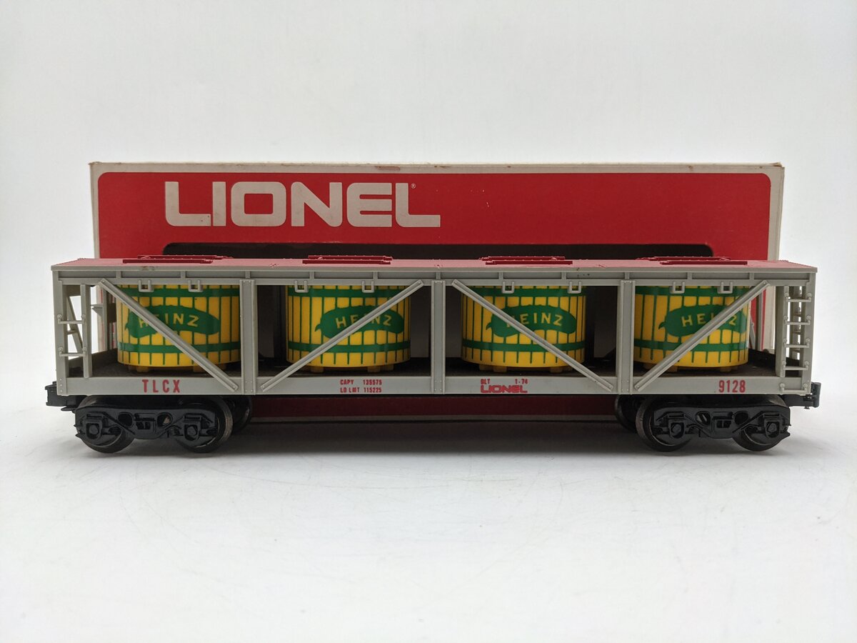 Lionel 6-9128 O Gauge Heinz Pickle Vat Car #9128 EX/Box