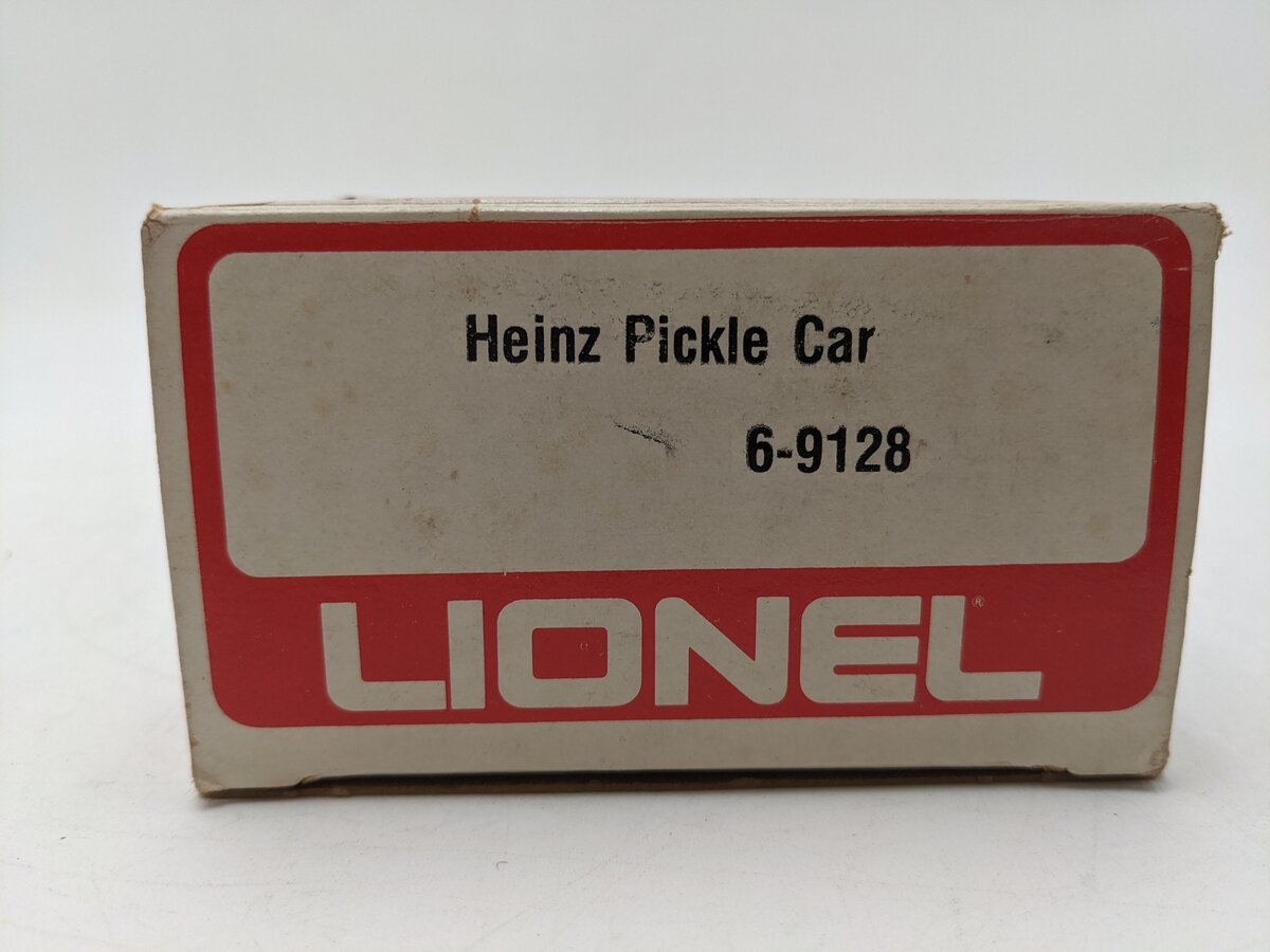 Lionel 6-9128 O Gauge Heinz Pickle Vat Car #9128 EX/Box